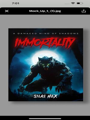 cover image of A Damaged Mind of Shadows--Immortality